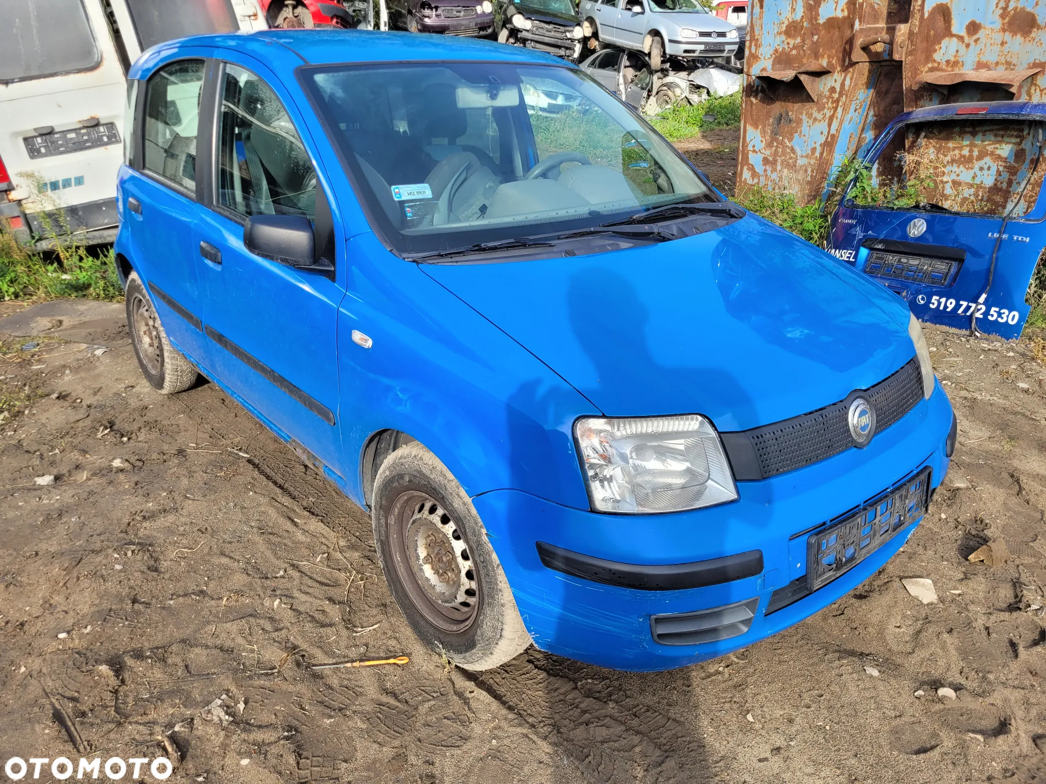 FIAT PANDA II 734/A maska pokrywa silnika klapa bagażnika zderzak lampa reflektor pas przedni stop lampy halogeny - 2