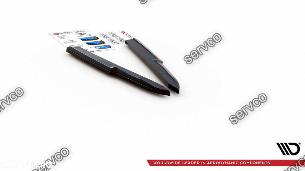 Prelungire splitter bara spate Audi A6 C8 S-Line 2018- v5 - Maxton Design - 6