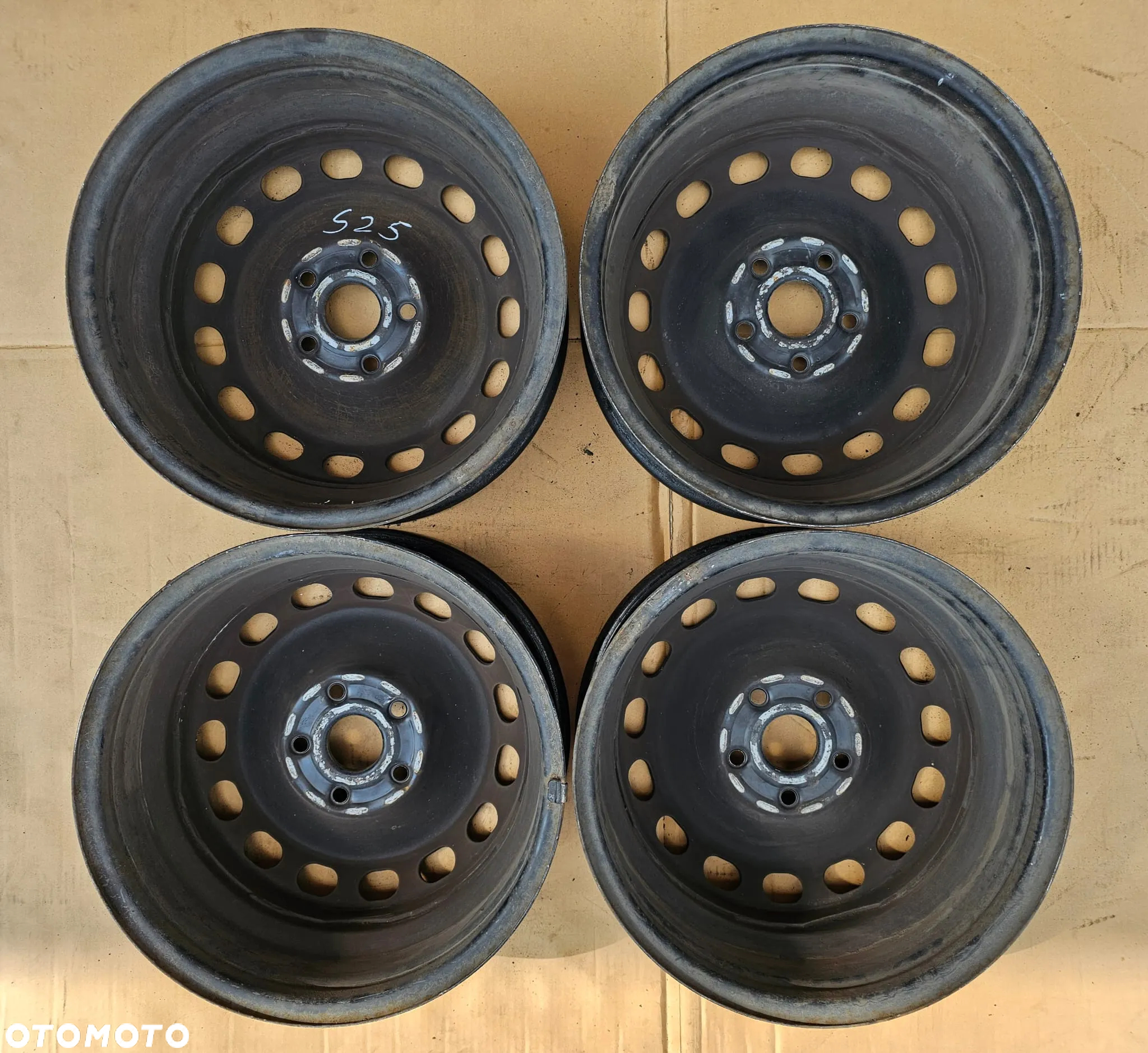 (S25) Felgi stalowe 16'' Audi OE VW Skoda Seat / 6Jx16 ET40 5x112 - 7