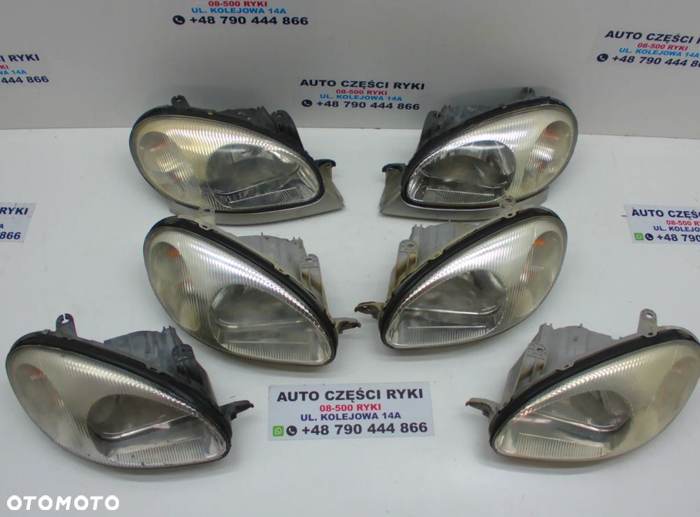 Daewoo Lanos Lampa Lampy przód lewa prawa strona EU - 2