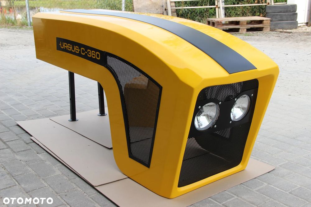 Maska ciągnikowa tworzywo Ursus C360 C-360 Retro Nowość HIT żółta - 6