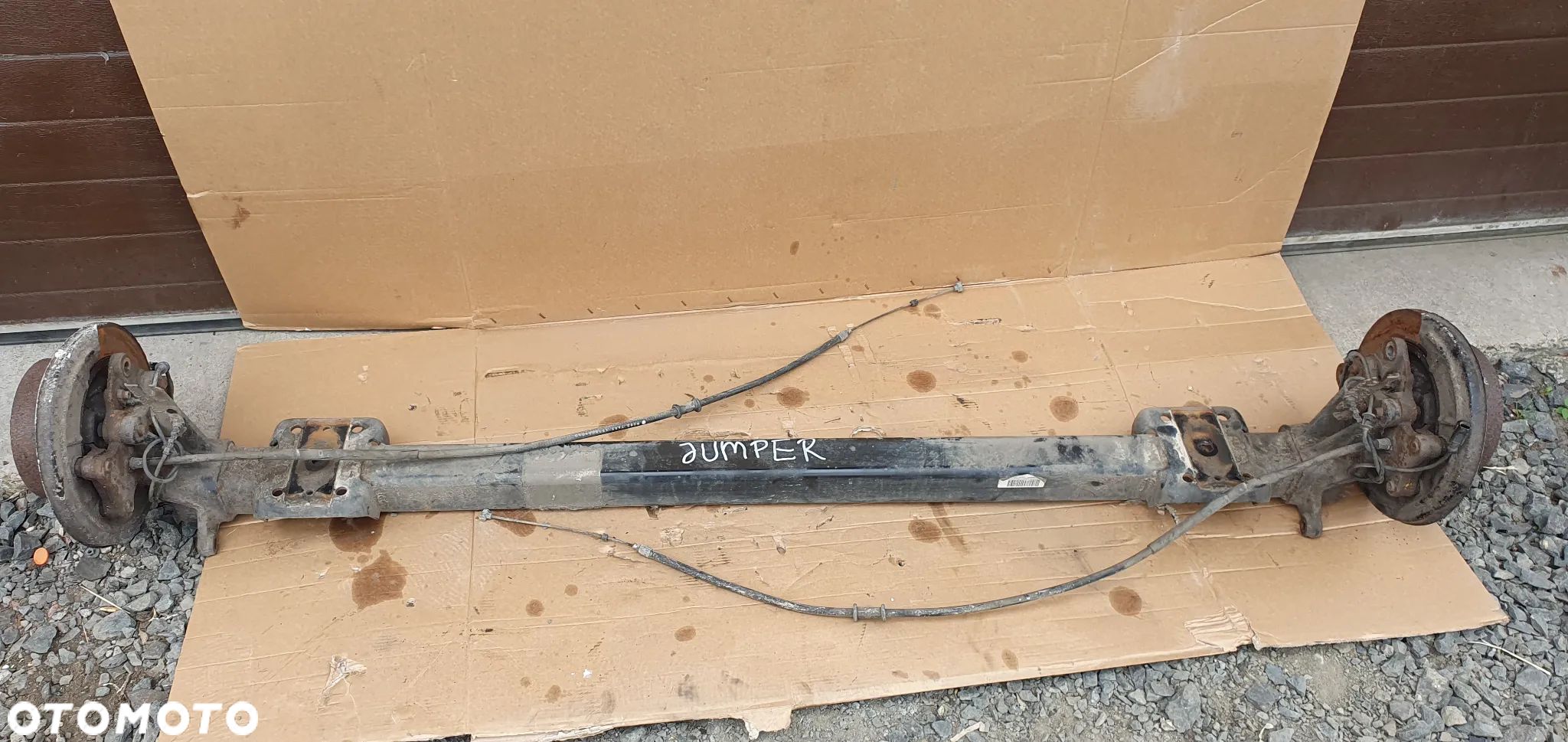 Oś tylna belka zawieszenia tył Citroen Jumper Ducato III Boxer 01374249080 - 1