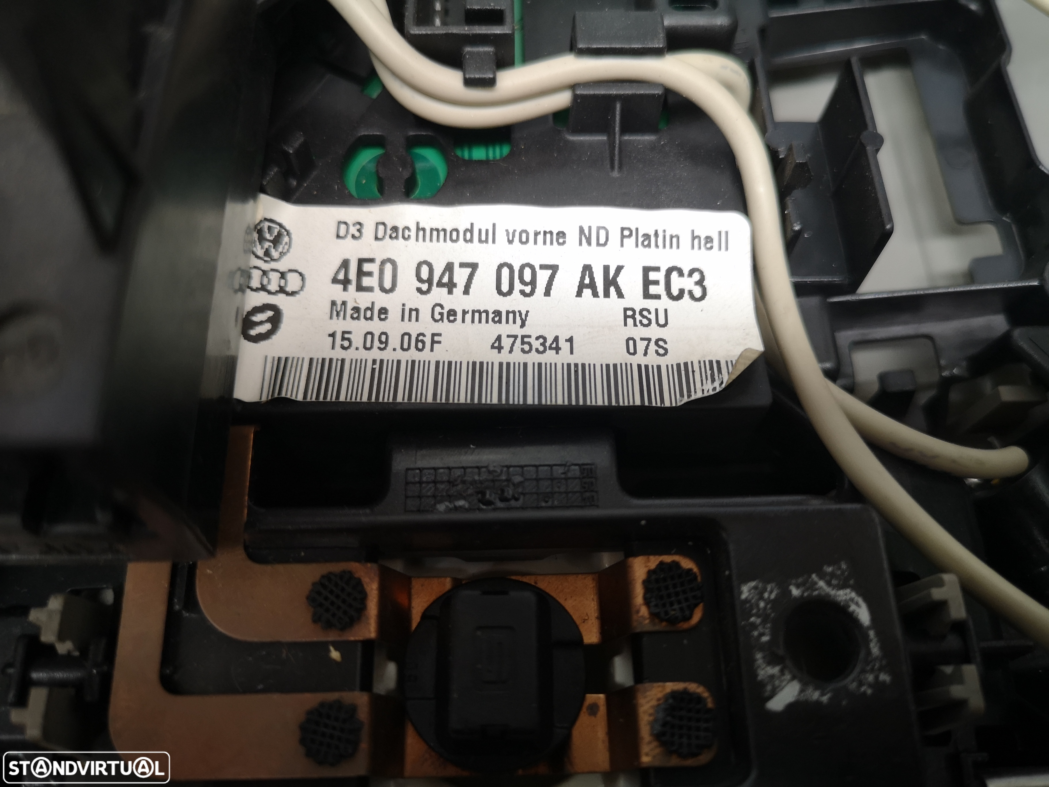 Plafonier Luz interior originais frente audi a8 d3 4e0 2003+ - 7