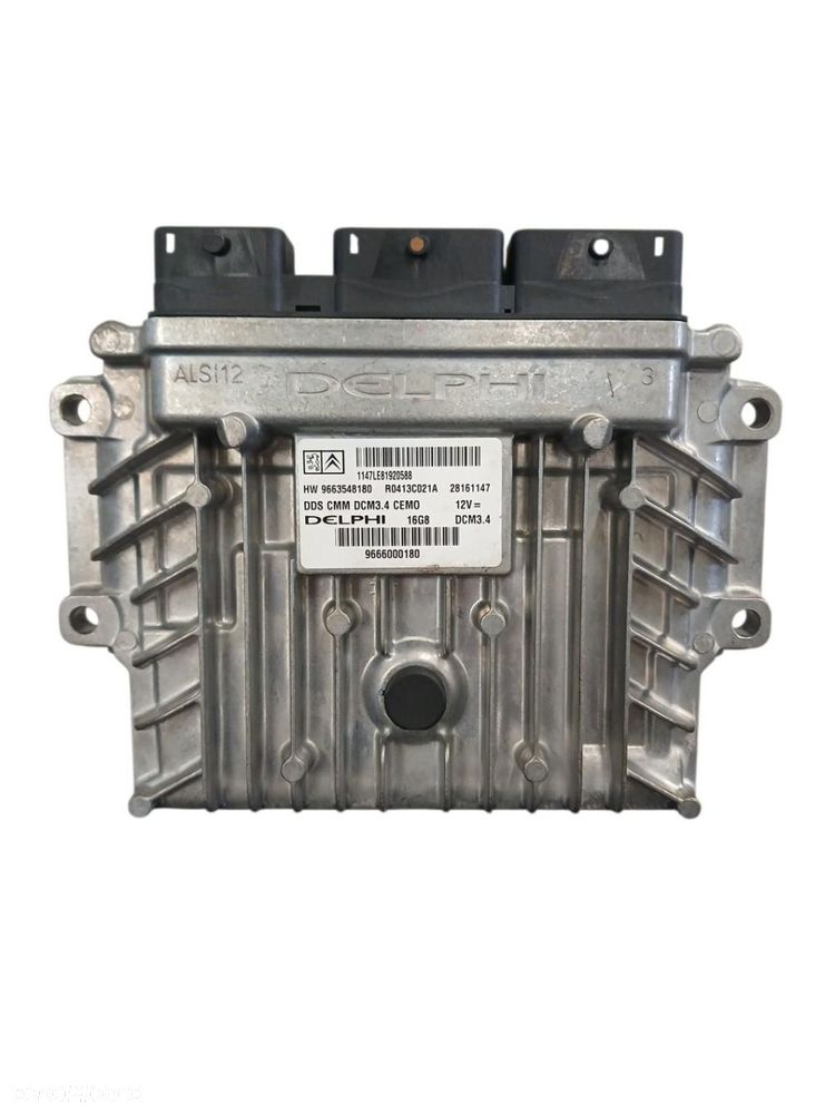 KOMPUTER SILNIKA PEUGEOT 407 2.0 HDI 9666000180 9663548180 407 2.0 HDI - 1