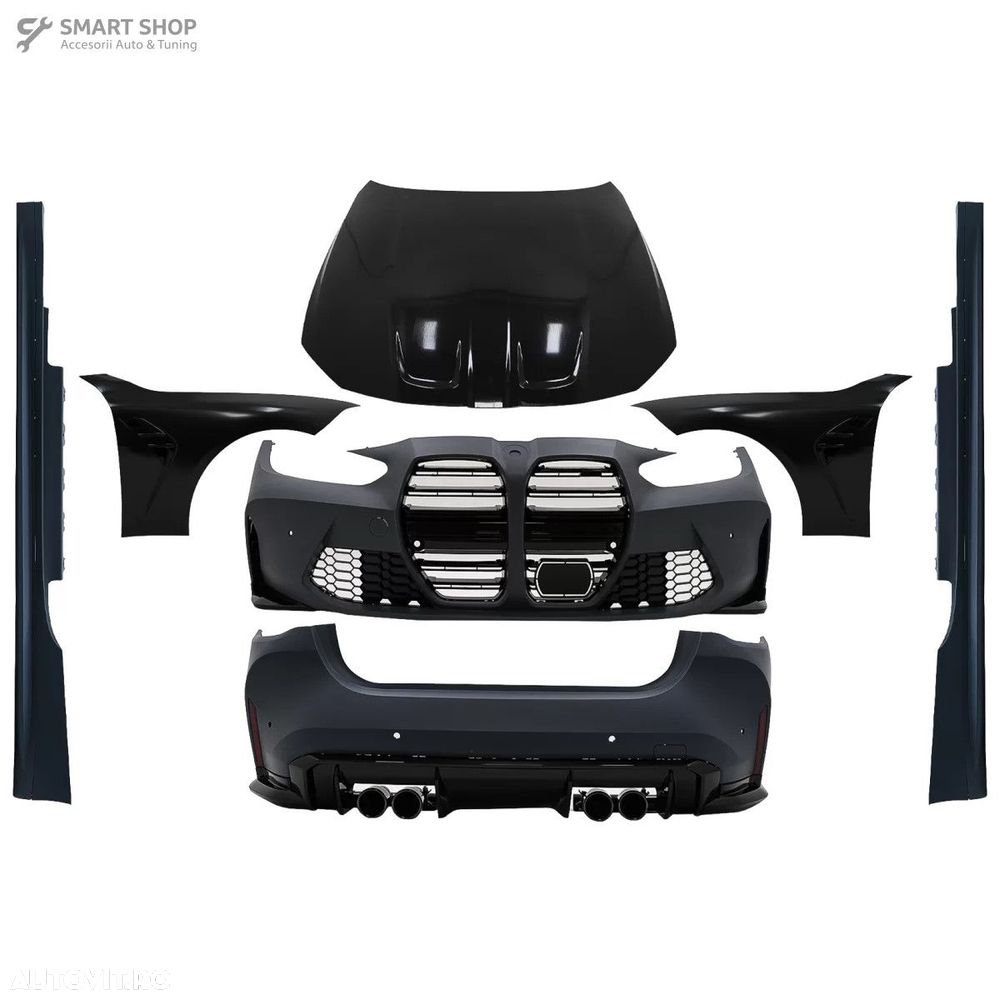 Pachet Exterior BMW Seria 4 G22 Coupe G23 Cabrio (2020-Up) M4 Design - 1