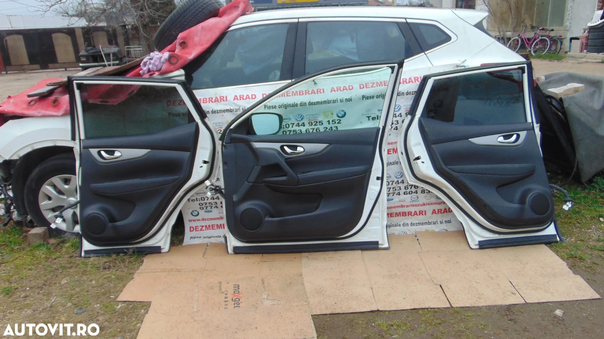 Fete usi Nissan Qashqai 2013-2021 set fete usi panou interior qashqai dezmembrez qashqai 1.5dci man - 1