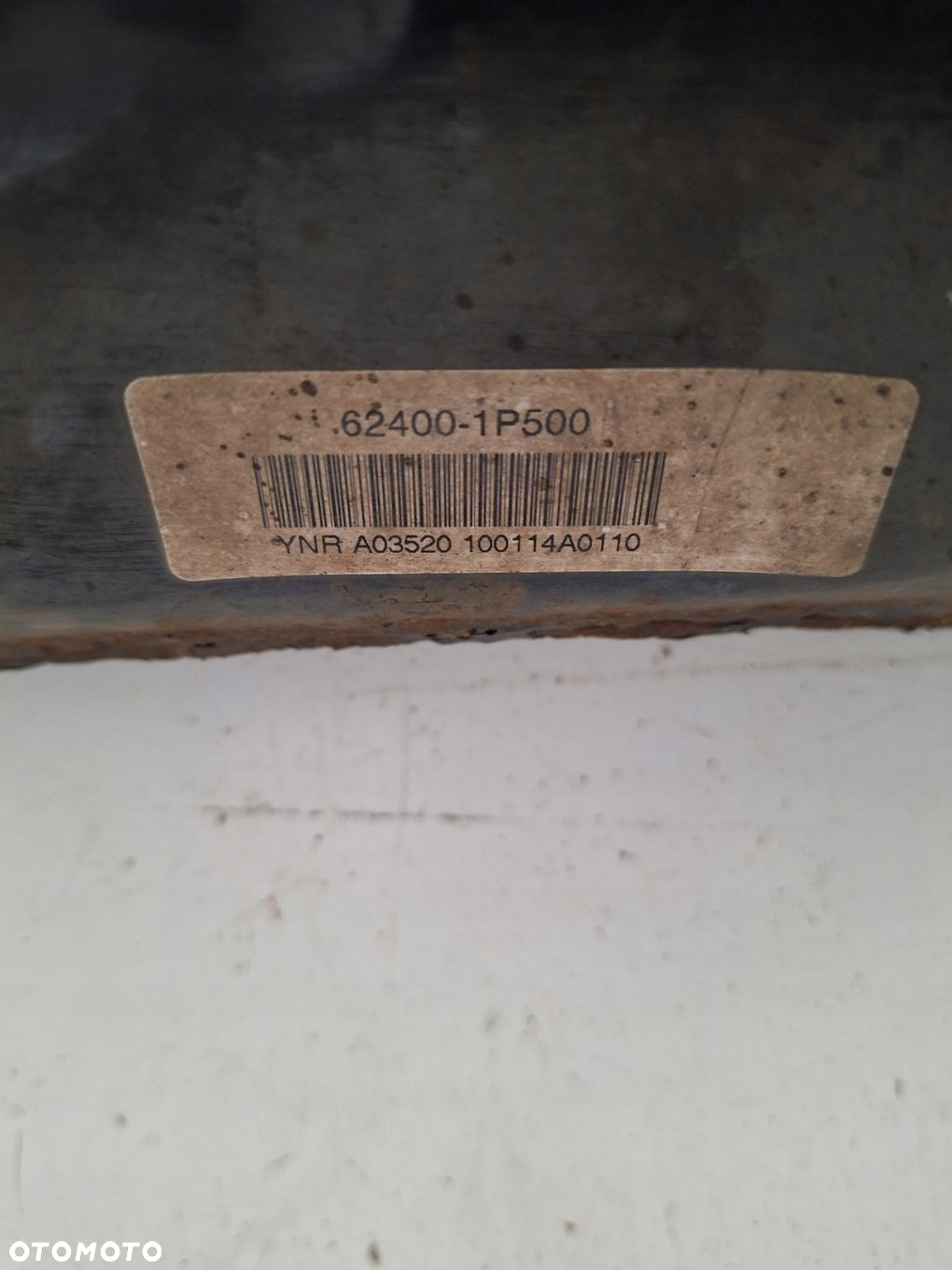 HYUNDAI IX20 VENGA SANKI WOZEK PRZOD BELKA ZAWIESZENIA 62400-1P500 OE - 2