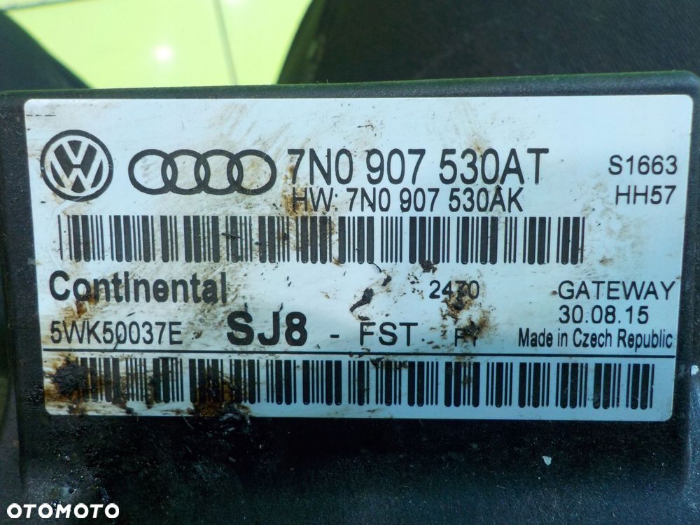 VW CADDY III LIFT II 16r 1.6 TDI VAN modul sterownik GATEWAY 7N0907530AT - 3