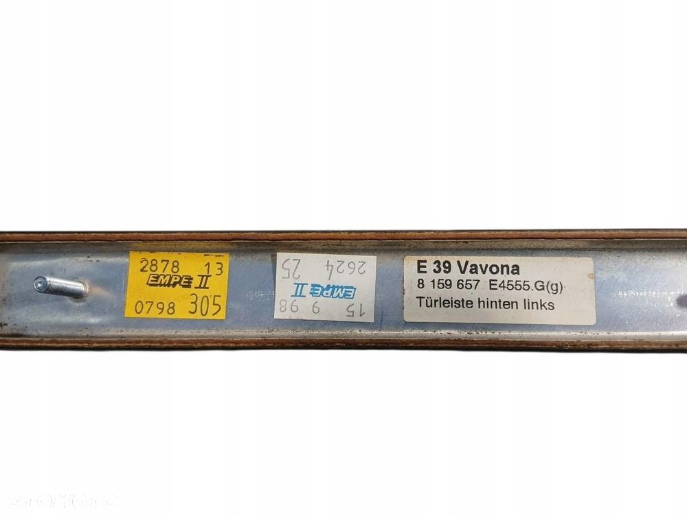 listwa ozdobna konsoli drzwi ramka biegów bmw e39 touring 8159657 e39 - 3
