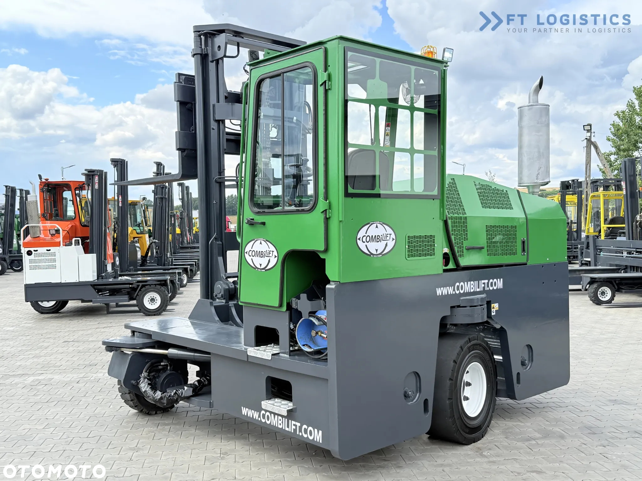 Combilift C8000 / GAS / DUPLEX - 4700MM / POZYCJONER / WOLNY SKOK / PEŁNA OGRZEWANA KABINA / JEDYNIE 5141H / STAN - JAK NOWY! - 34