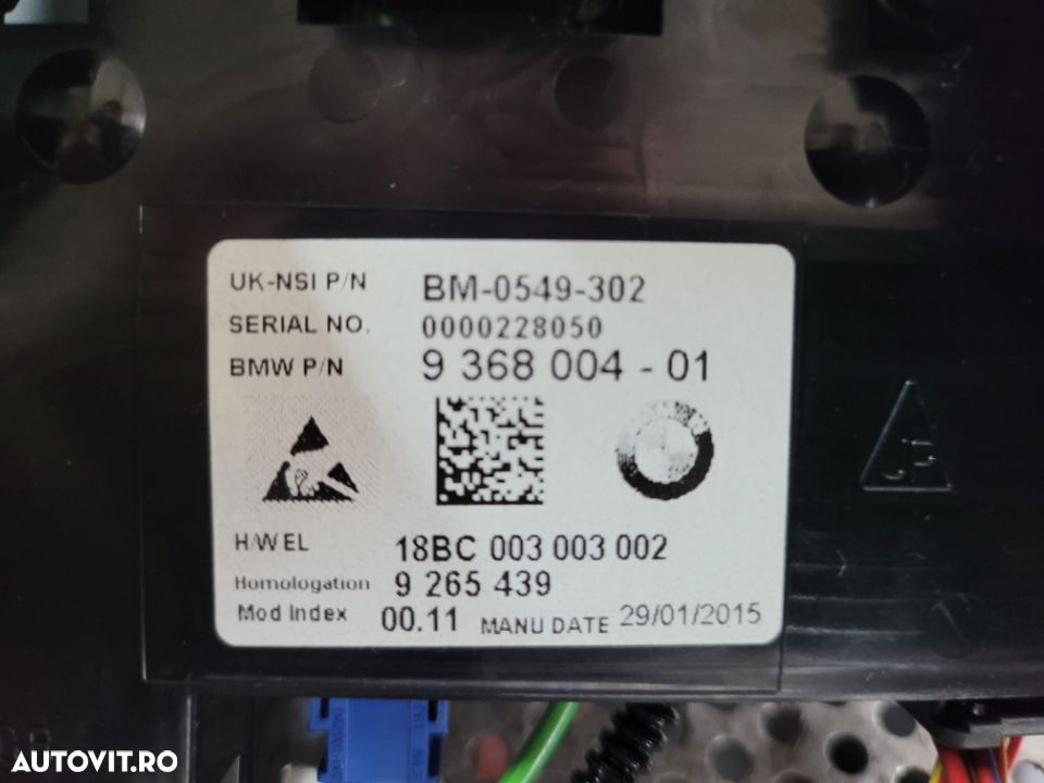 Ceasuri Bord Mini Cooper One F54 F55 F56 F57 An 2014-2019 Motor 2.0 D B47 Volan Stanga Cod 9368004 - 5