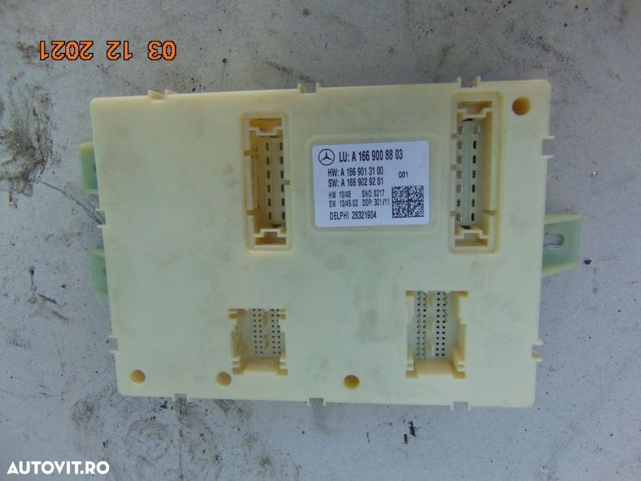 Modul SAM Mercedes ML W166 GLE X166 GL modul central electric spate ML - 1