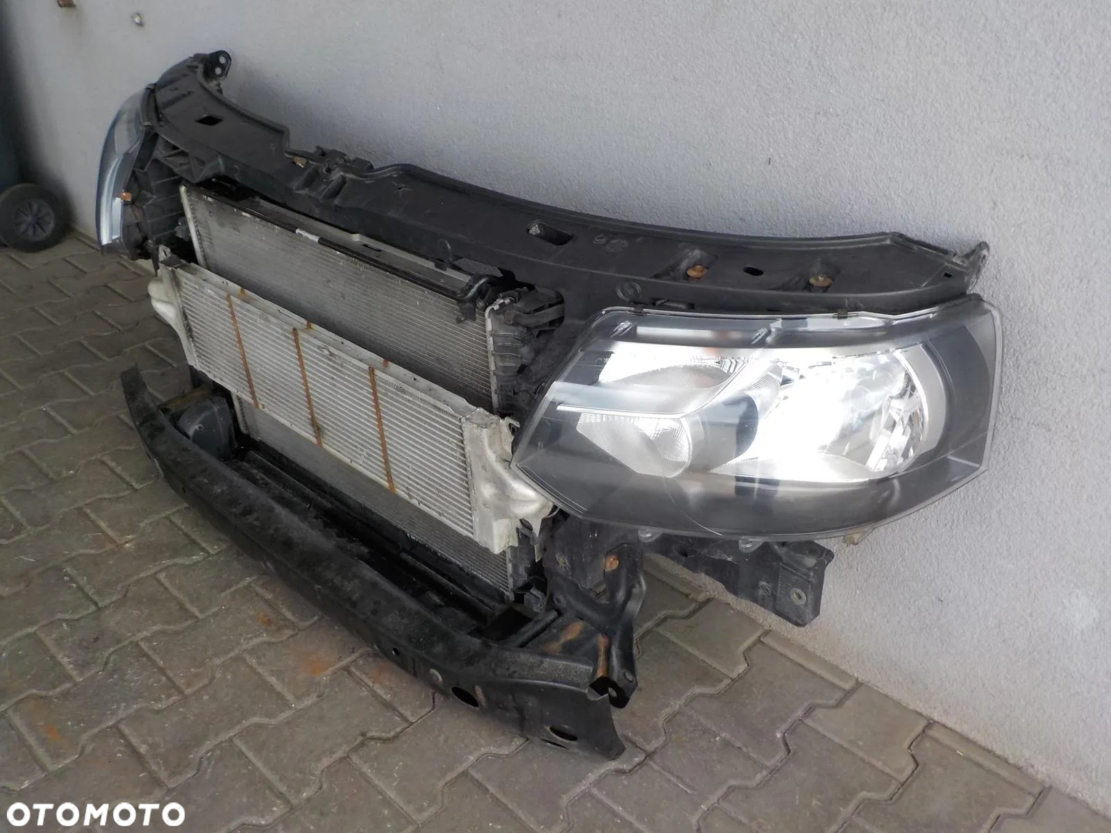 VW T5 LIFT KOMPLETNY PRZÓD PAS PRZEDNI WZMOCNIENIE CHŁODNICE LAMPY - 6