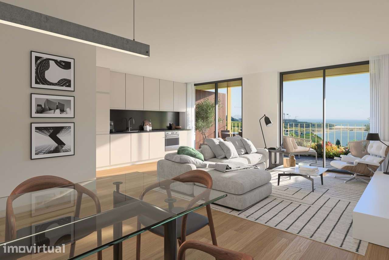 Apartamento T1 | Terraço | Novo | Luxo | Marina Douro | Gaia - Grande imagem: 3/43