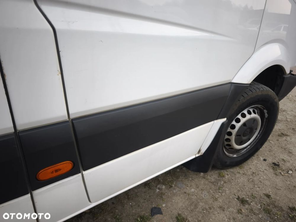 Drzwi prawe VW Crafter I 06-16r białe lb9a - 2