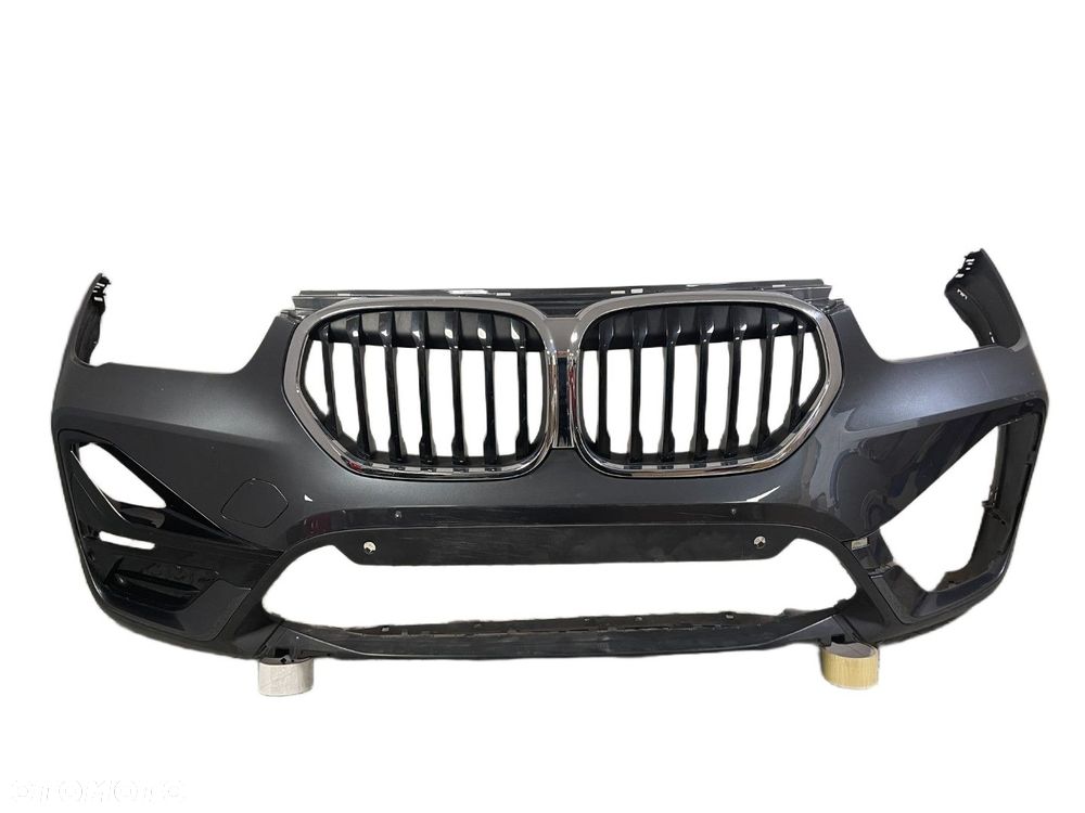 BMW X1 F48 LCI LIFT 19-22 ZDERZAK PRZEDNI PRZÓD SPOJLER KRATKA GRILL 7954205 - 1