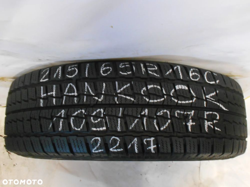 OPONA POJEDYNKA 215/65R16C HANKOOK WINTER RW06 DOT 2217 9MM - 1