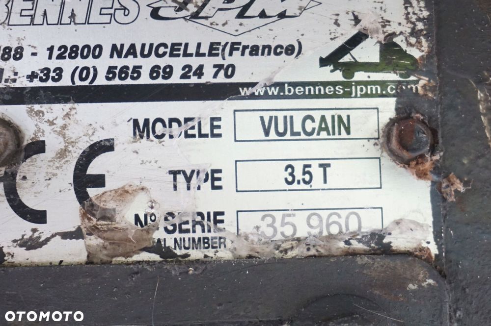 PAKA SKRZYNIA ZAŁADUNKOWA ALUMINIOWA VULCAIN 3,32X2,08 RENAULT MASTER 3 III - 10