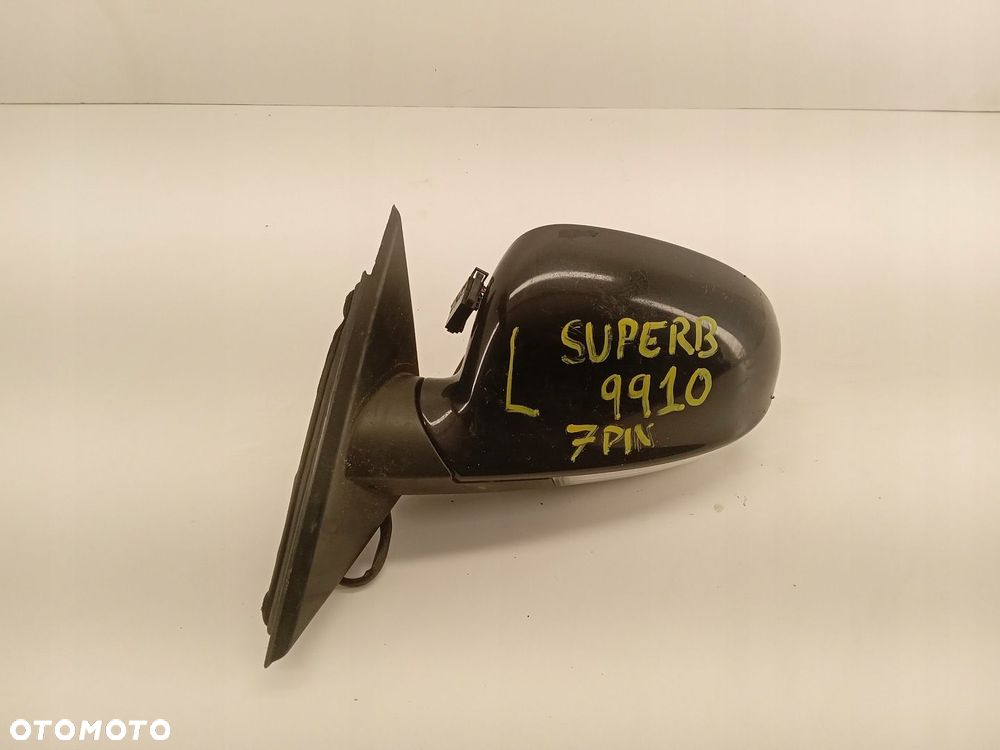LUSTERKO LEWE PRZEDNIE SKODA SUPERB I 06-08 LIFT 7 PIN 9910 - 1