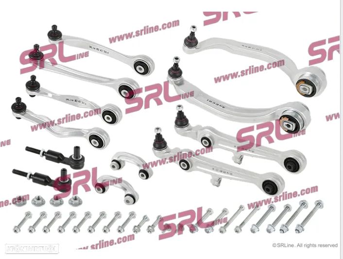 Kit de 8 Braços da Suspensão Audi A4 B5 A6 C5 Passat B5 NOVO - 1
