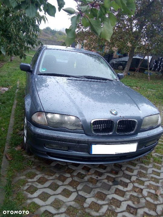 bmw e46 STAHLBLAU METALLIC zderzak  tył sedan - 1