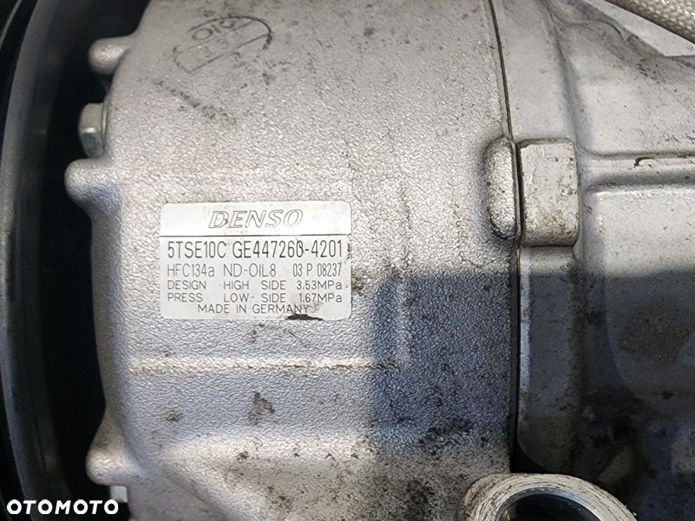 Toyota Yaris 1,3 VVTi kompresor sprężarka klimatyzacji 38 tyś km  447260-4201 - 2