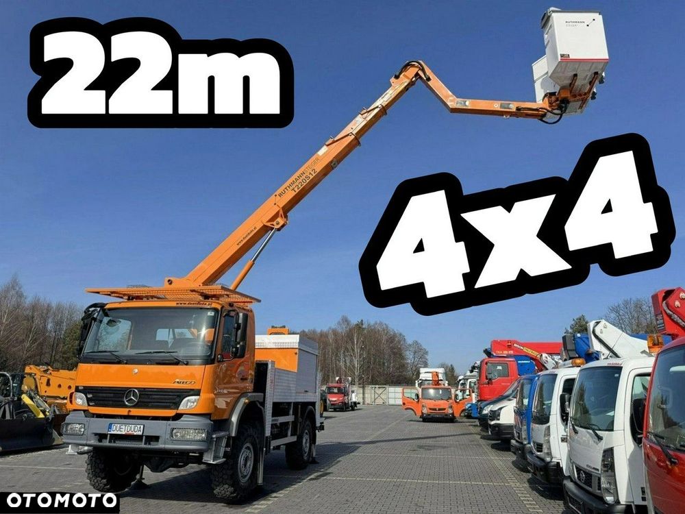 Mercedes-Benz Atego 1324 4x4 Zwyżka RUTHMANN STEIGER T220S12 Podnośnik Koszowy - 2
