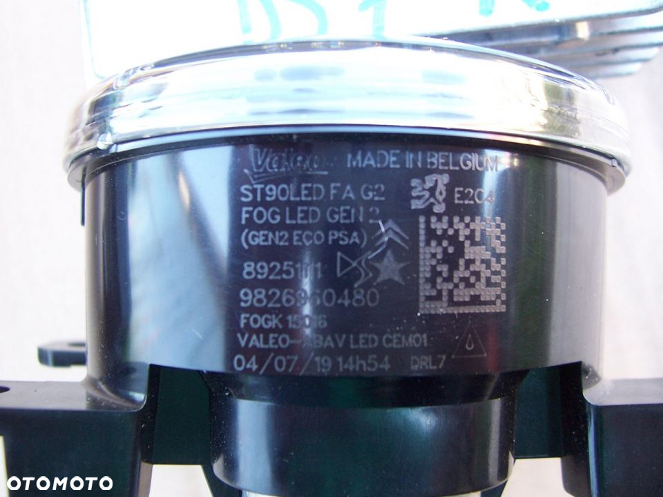 DS7 DS5 DS4 DS3 HALOGENY LED VALEO-PSA 9826960480 - 4