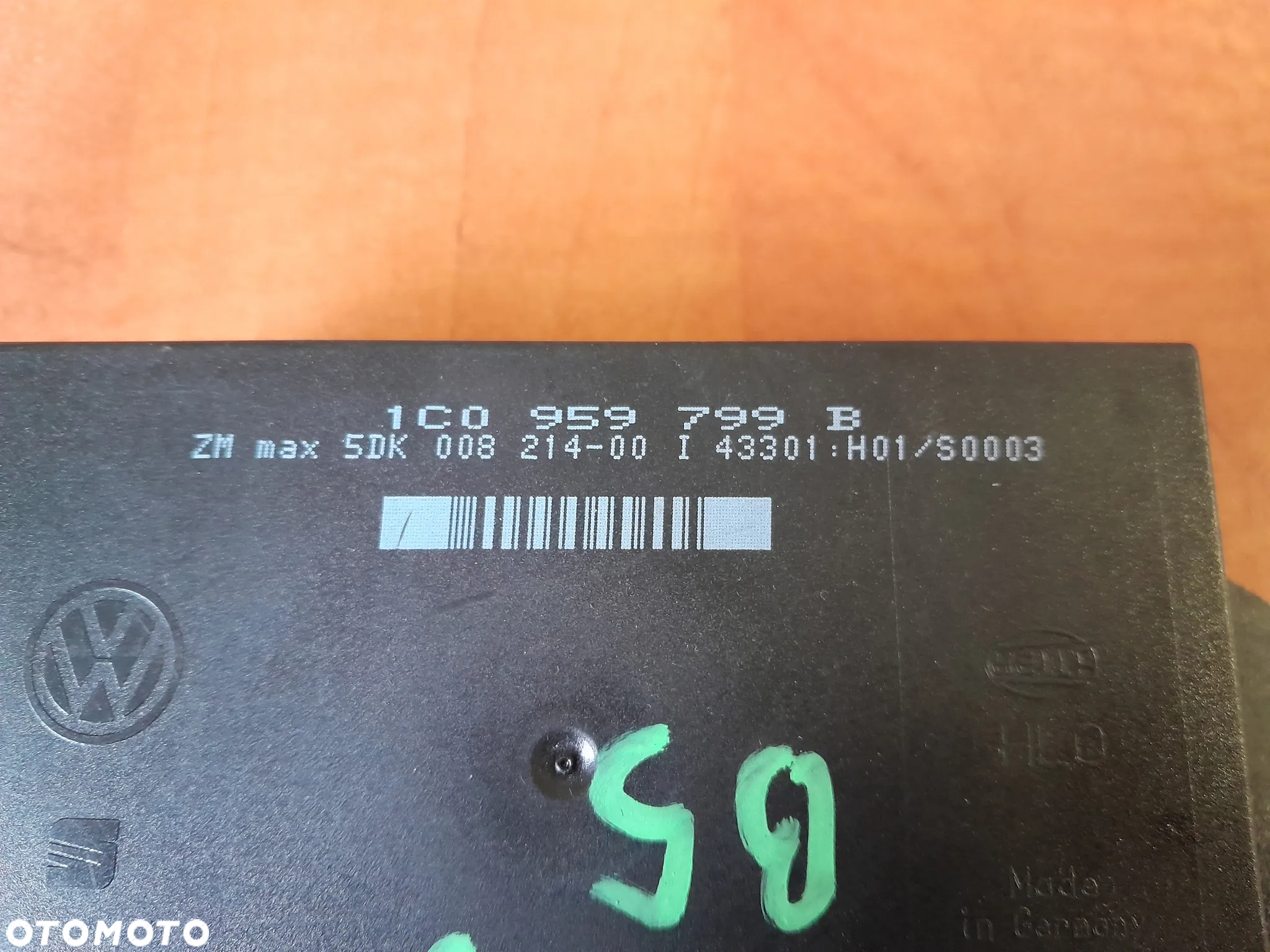Moduł komfortu VW Seat Skoda 00-05r. 1C0959799B - 2