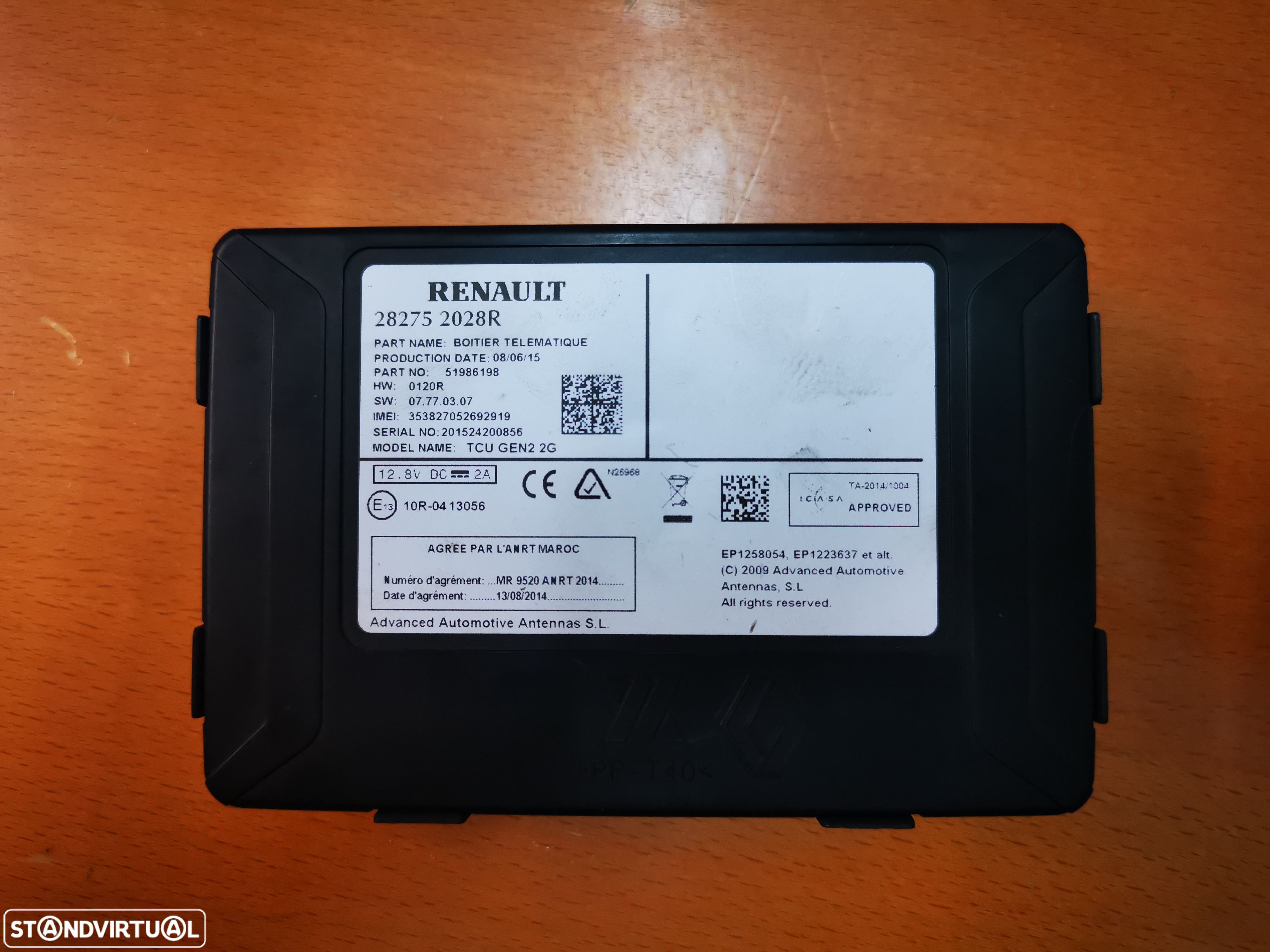 RENAULT SCENIC III / MEGANE MÓDULO GPS - MD042 - 1