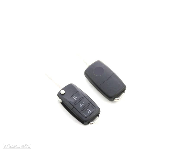 CARCAÇA CHAVES VOLKSWAGEN VW QUADRADA 3 BOTÕES LAMINA LATERAL