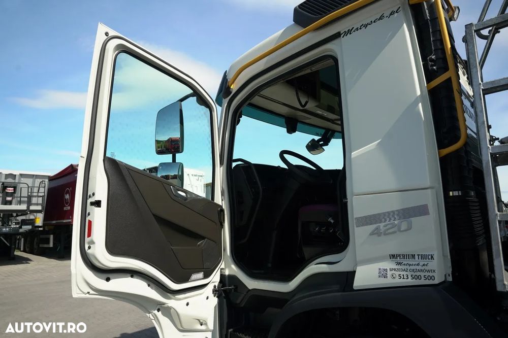 Volvo FMX 420 / 6X4 / BASCULATOR 3 LATE / MEILLER / 8.000 KM / I-SHIFT / EURO 6 / - 27