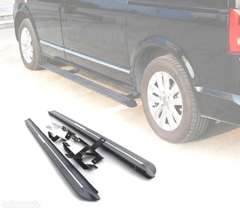 ESTRIBOS LATERAIS PARA VOLKSWAGEN VW T6 MULTIVAN CARAVELLE 15-19 - 1