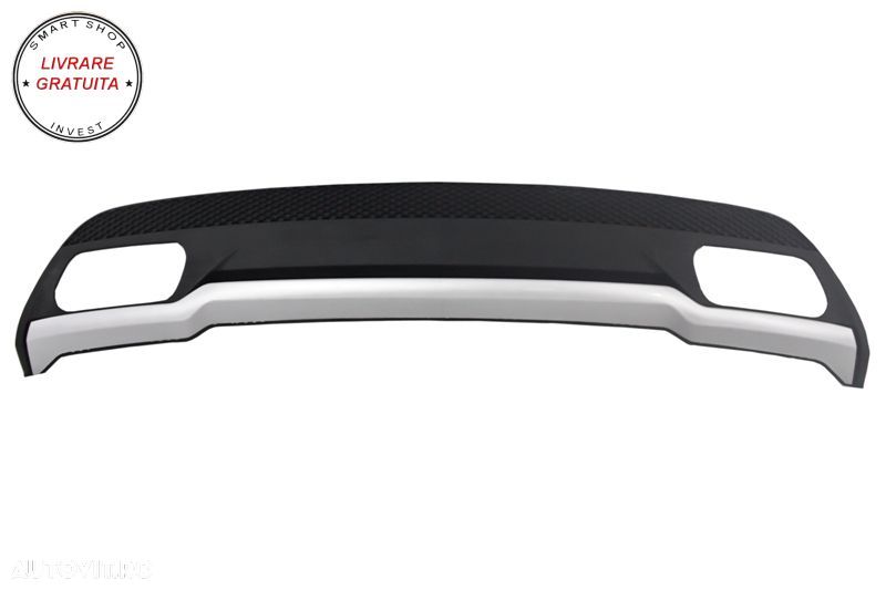 Difuzor Bara Spate cu Ornamente toba si Stickere Gri Mercedes W176 A-Class (2012-2- livrare gratuita - 3