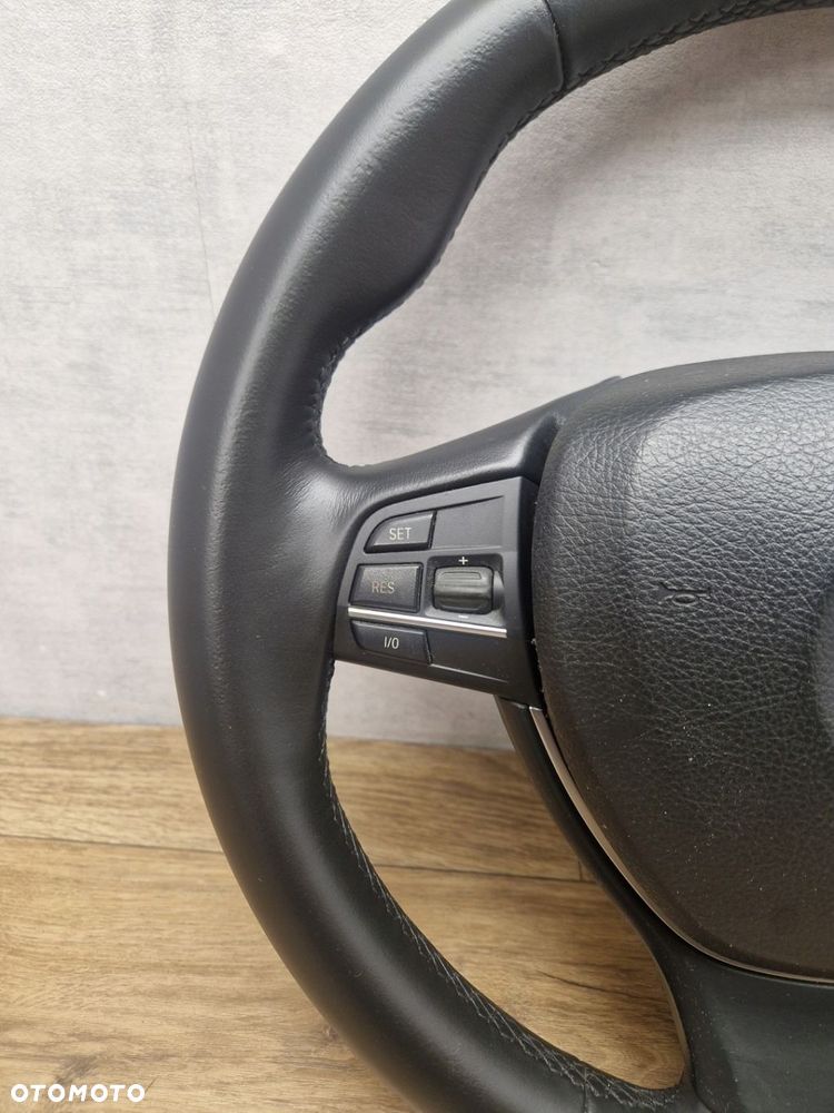 BMW F01 F07 F10 F11 KIEROWNICA SPORTOWA SPORT SKÓRA KOMPLETNA Z PODUSZKĄ EU - 2
