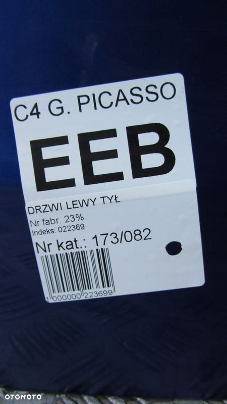 CITROEN C4 II GRAND PICASSO DRZWI LEWE TYŁ TYLNE EEB 13- - 6