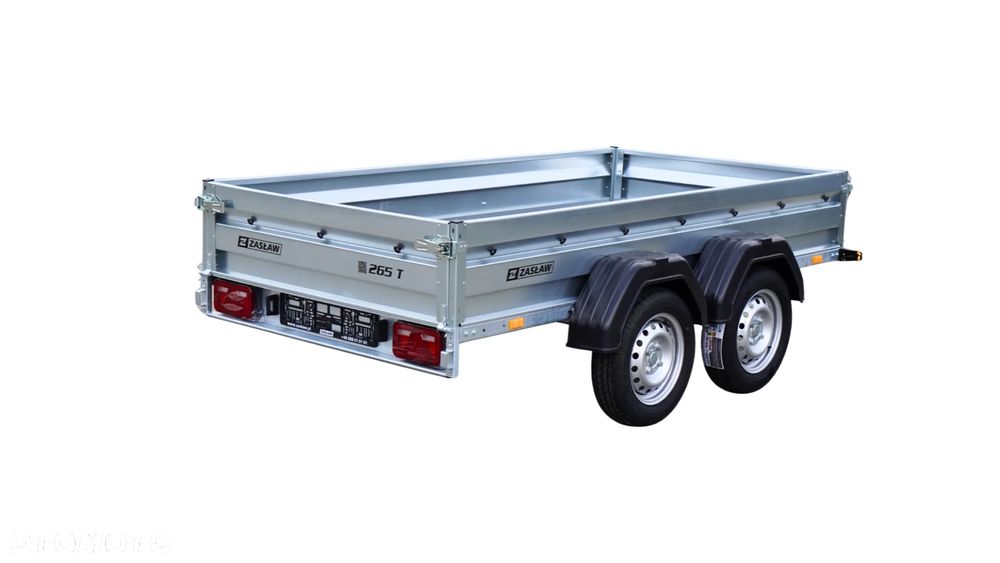 Zaslaw 265T Dwie osie 265X132X35 MOCNA ! - 2