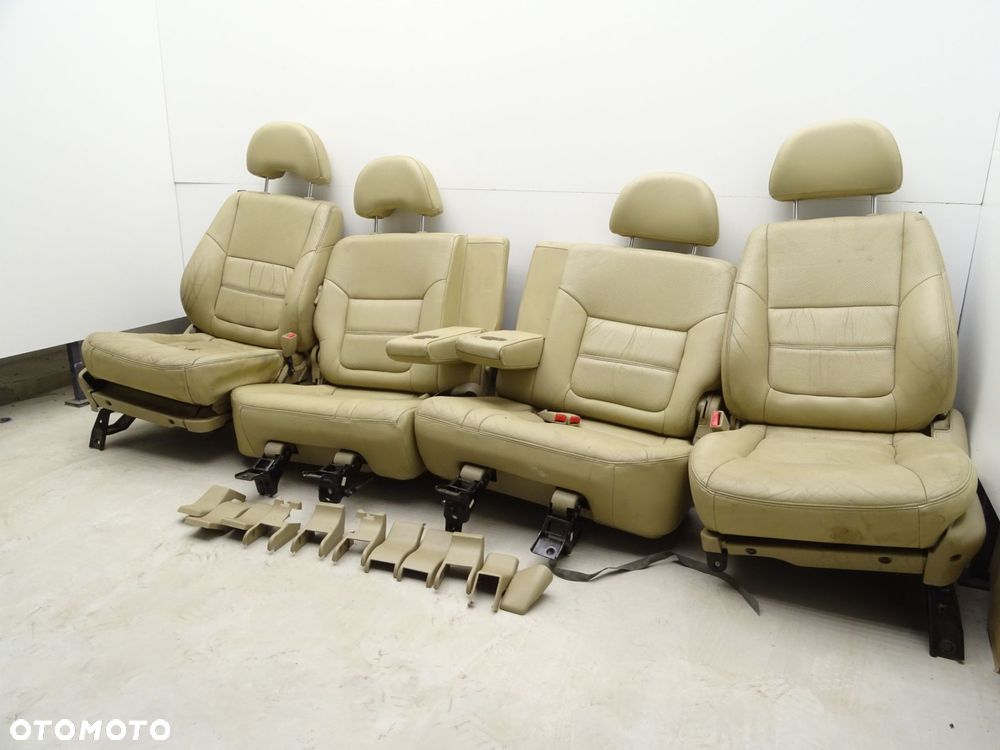 Komplet foteli przód tył bagażnik 7 miejsc nissan patrol gr y61 - 4