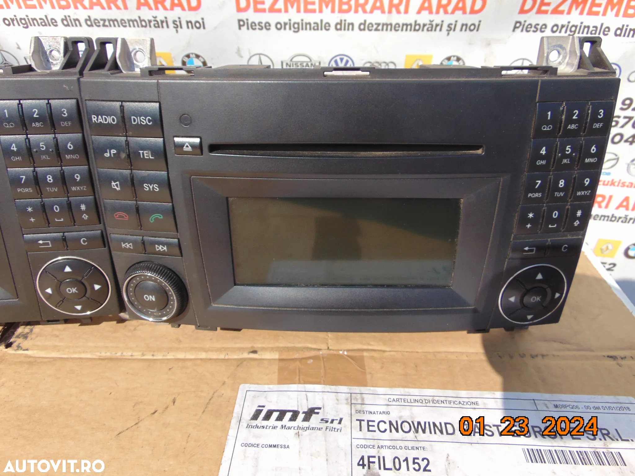 Radio Cd Mercedes Sprinter Vito A Class w169 b class w245 - 4