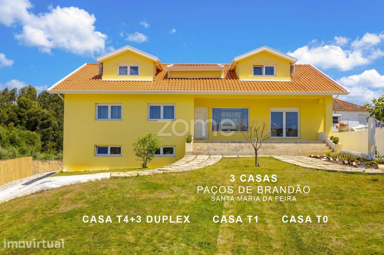 Moradia trifamiliar em Paços de Brandão Santa Maria da Feira - Grande imagem: 2/43