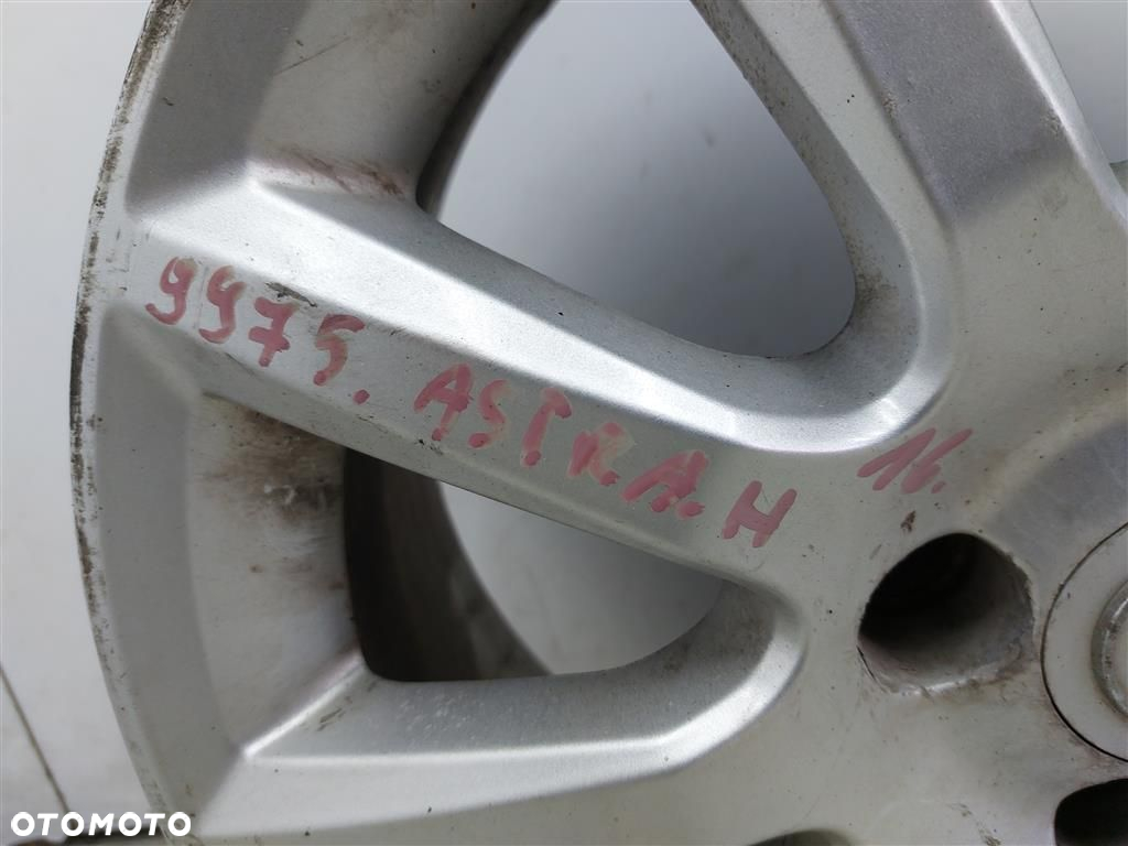 Alufelgi FELGI ALUMINIOWE Opel Astra H III ZAFIRA B6.5X16 4X100 ORYGINAŁ - 14