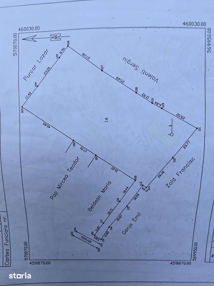 Teren Intravilan,5.000mp cu utilităti si proiect casă 12e mp - Imagine principală: 3/9