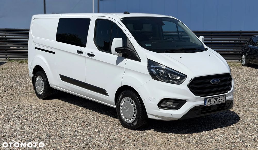 Ford TRANSIT CUSTOM 320L AUTOMAT, DOKA KOMFORT MODEL L2H1 Long Cięż. 5cio osobowy, SILNIK 2.0EcoBlue 170KM Euro-6, DUŻA ŁADOWNOŚĆ 1009kg DMC 3200kg Hak 1850kg ZABUDOWA PAKI! Fabryczna Instalacja 230V, Tempomat aktywny, Automat parkowania, Podgrzewane fotele, Niski przebieg TYLKO 149tys.km! - 9