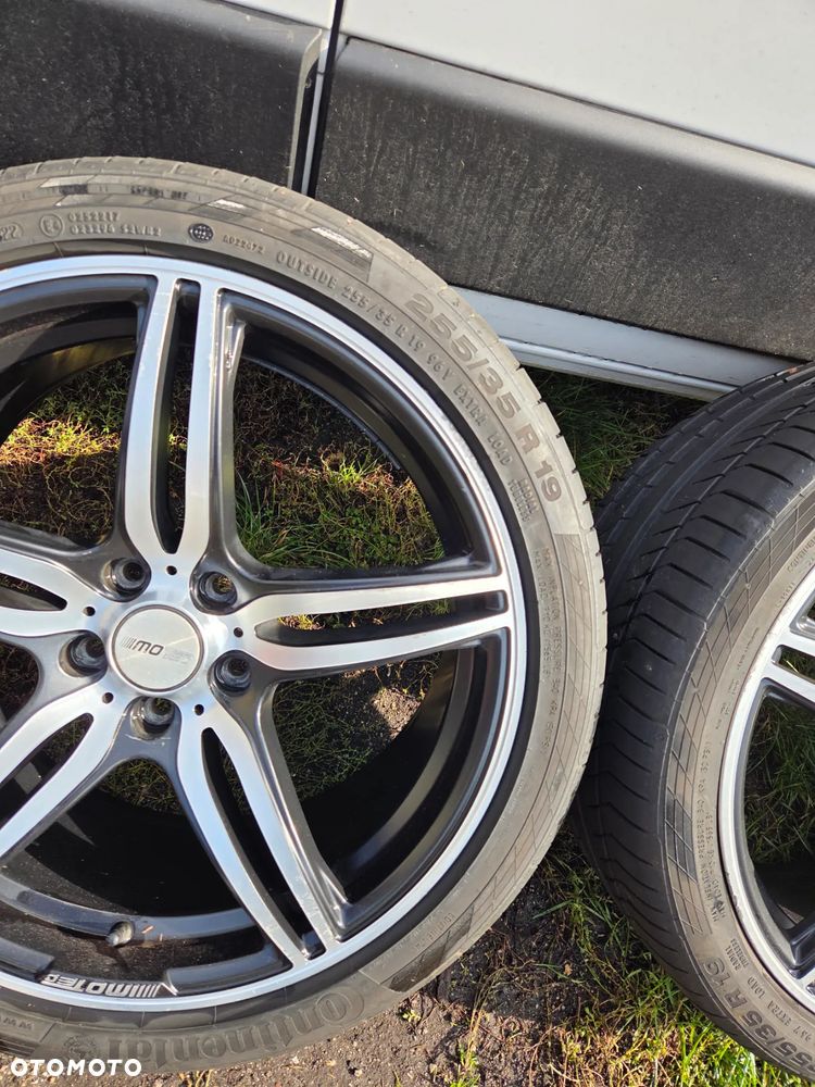 Koła letnie Felgi aluminiowe Motec MCT4-8519 19 Cali 8.5Jx19H2 5x112 ET 45 57,1 255/35R19 96Y Dot 4822 2022 Rok Continental ContiSportContact 5P - 7