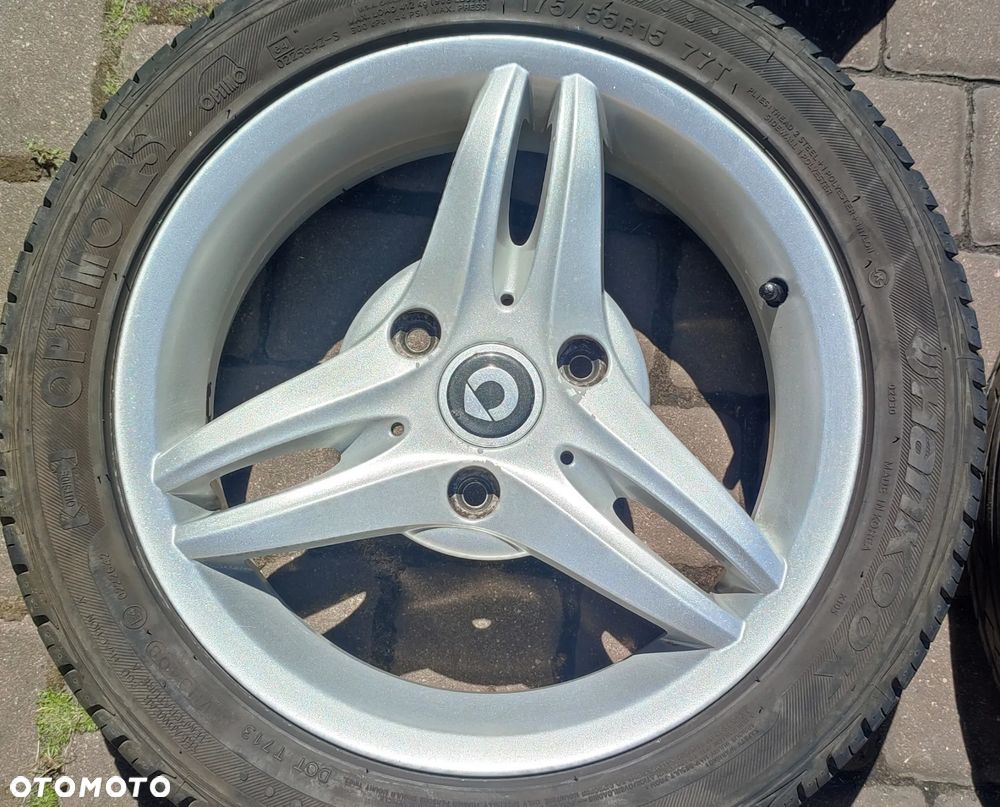 Felgi Aluminiowe Koła Oryg. Smart ForTwo 450 451 3x112 6,5Jx15 Et-1 5Jx15 Et34 Bdb !! Starogard Gdański - 2