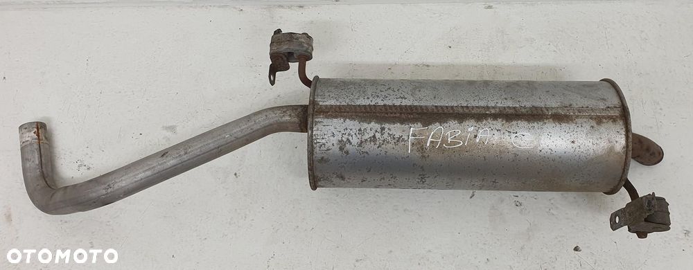 TŁUMIK KOŃCOWY RURA WYDECH SKODA FABIA I 1.4 MPI 8V 038070 - 1