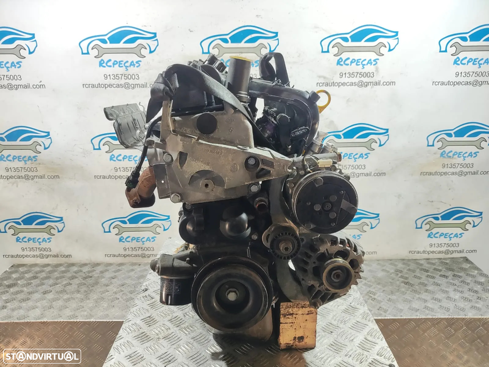 Motor Completo Renault Clio Mk2 II 2 Fase 1 1.2i 8v 58cv D7FG726 - 6