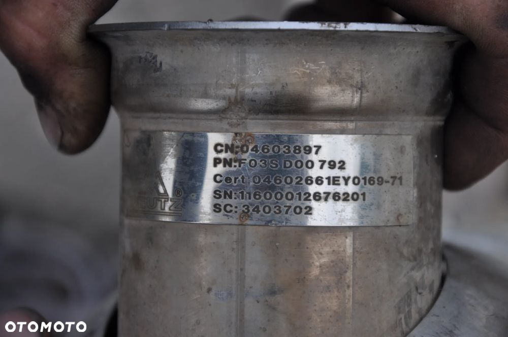 Katalizator silnik Deutz 3.6 L4 - 3