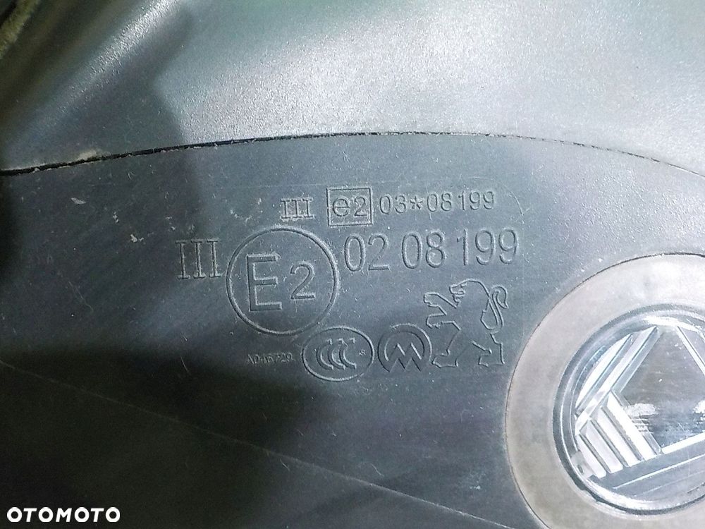 PEUGEOT 5008 I 1.6 E-HDI 12r 5D lusterko prawe 0208199 - 7