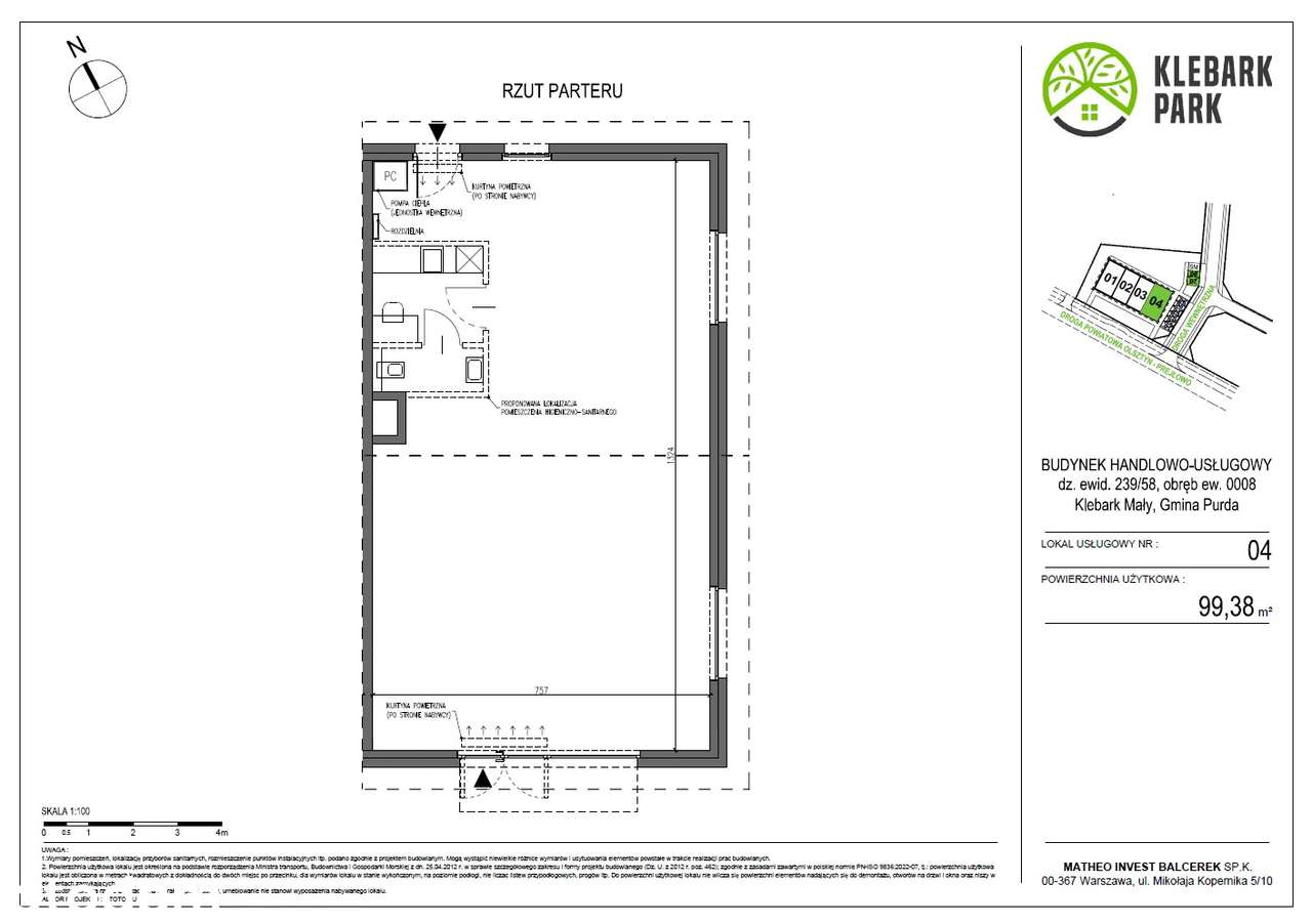 Klebark Park | Lokal usługowy 99,38 m² - Pełny obrazek: 5/15